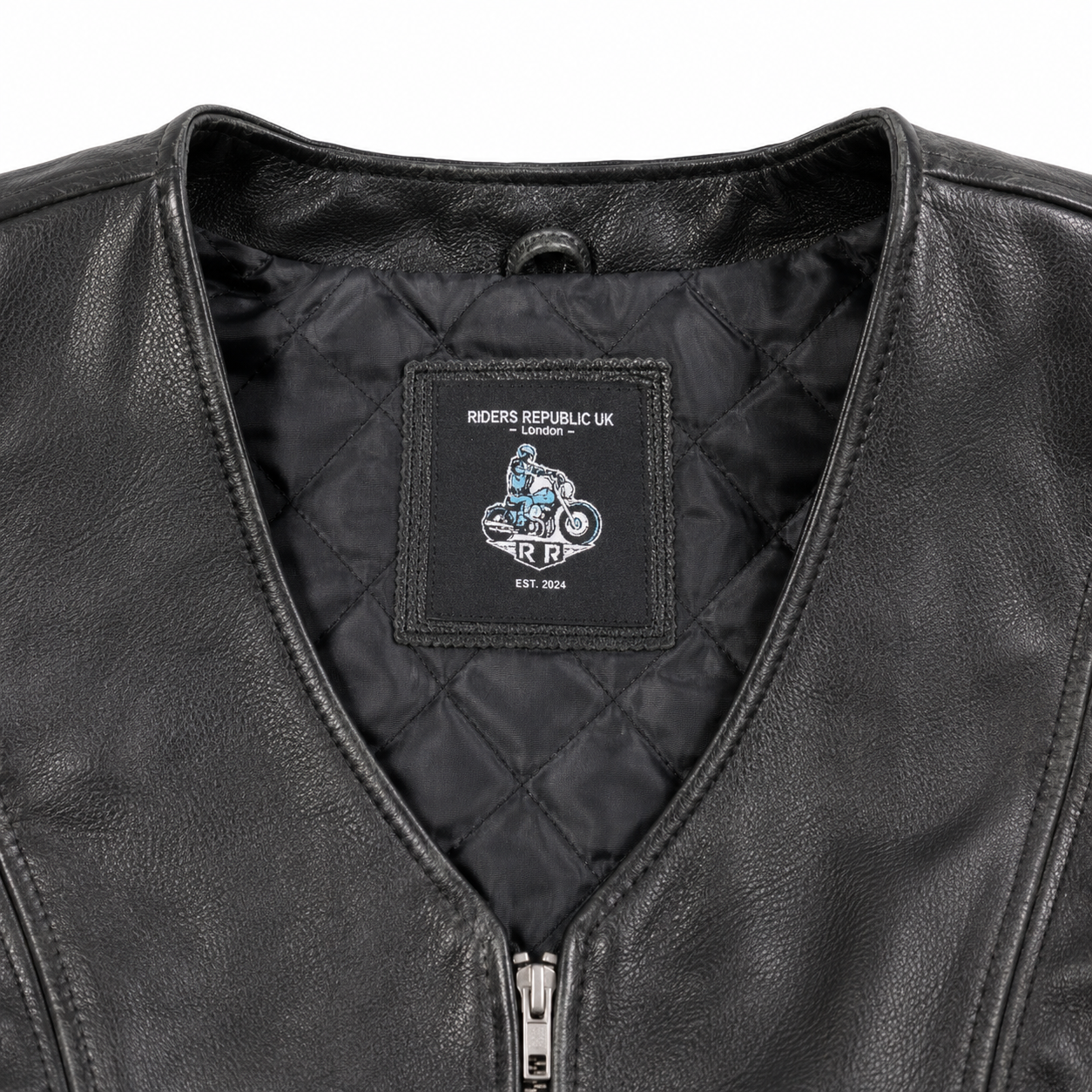Women’s Gun Pocket Fashion Leather Vest-3