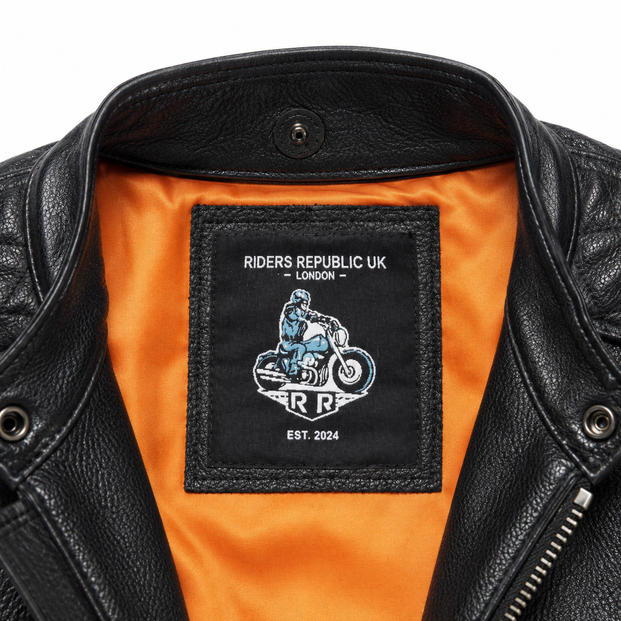 Men’s Genuine Lambskin Leather Bomber Jacket-3