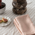 Dusty Peach Linen Napkin Set-0