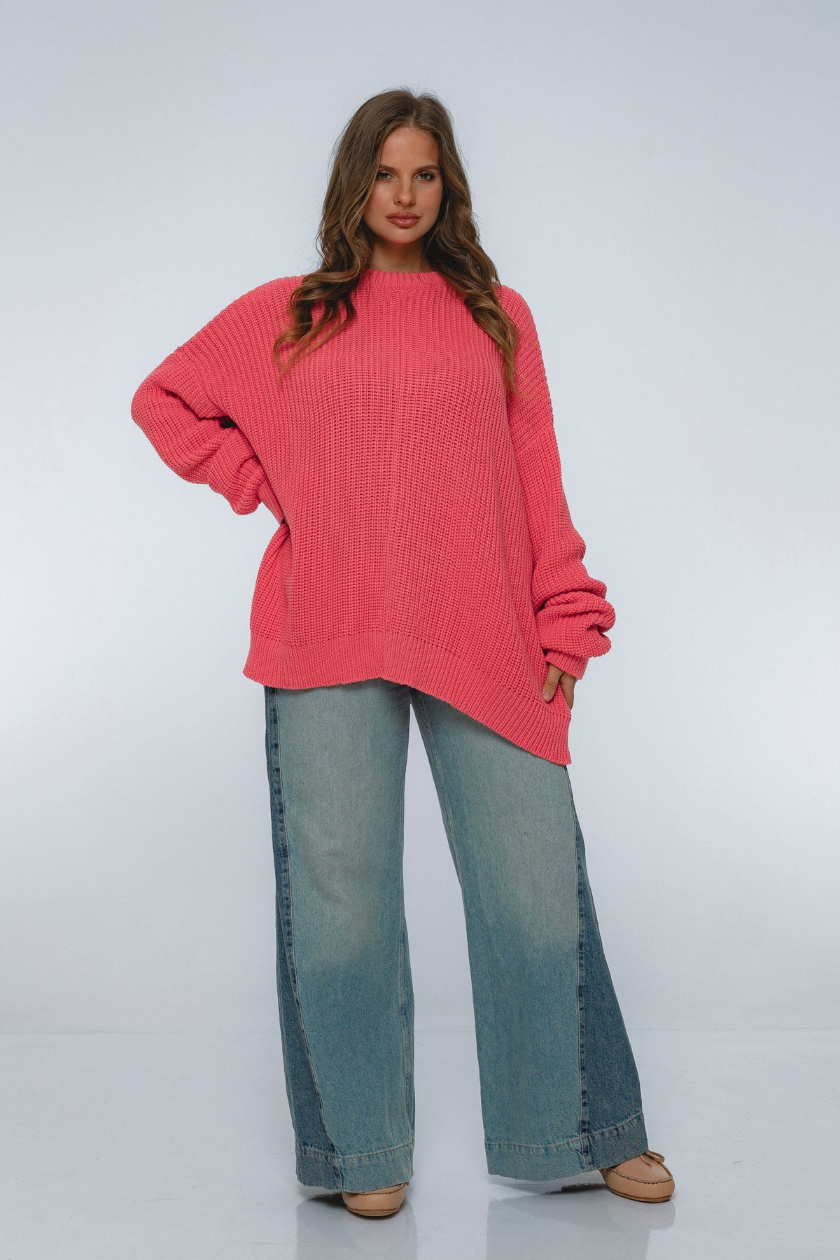 Cloud Nine Long Sleeve Cotton Sweater-3