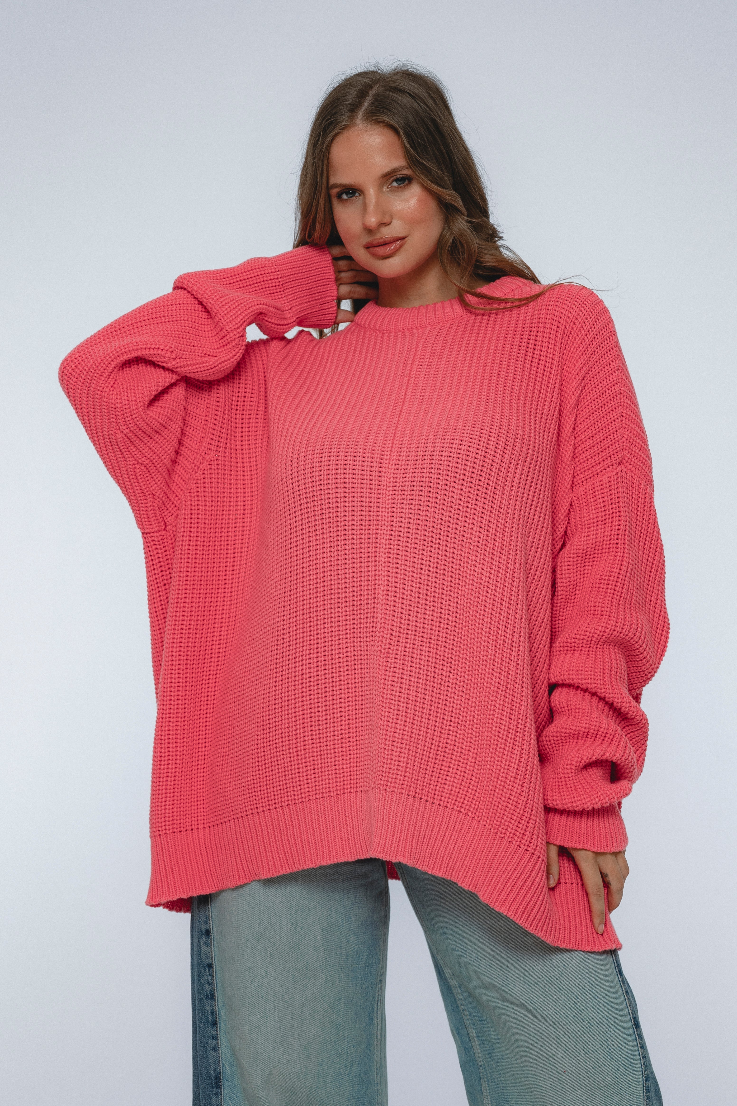 Cloud Nine Long Sleeve Cotton Sweater-2