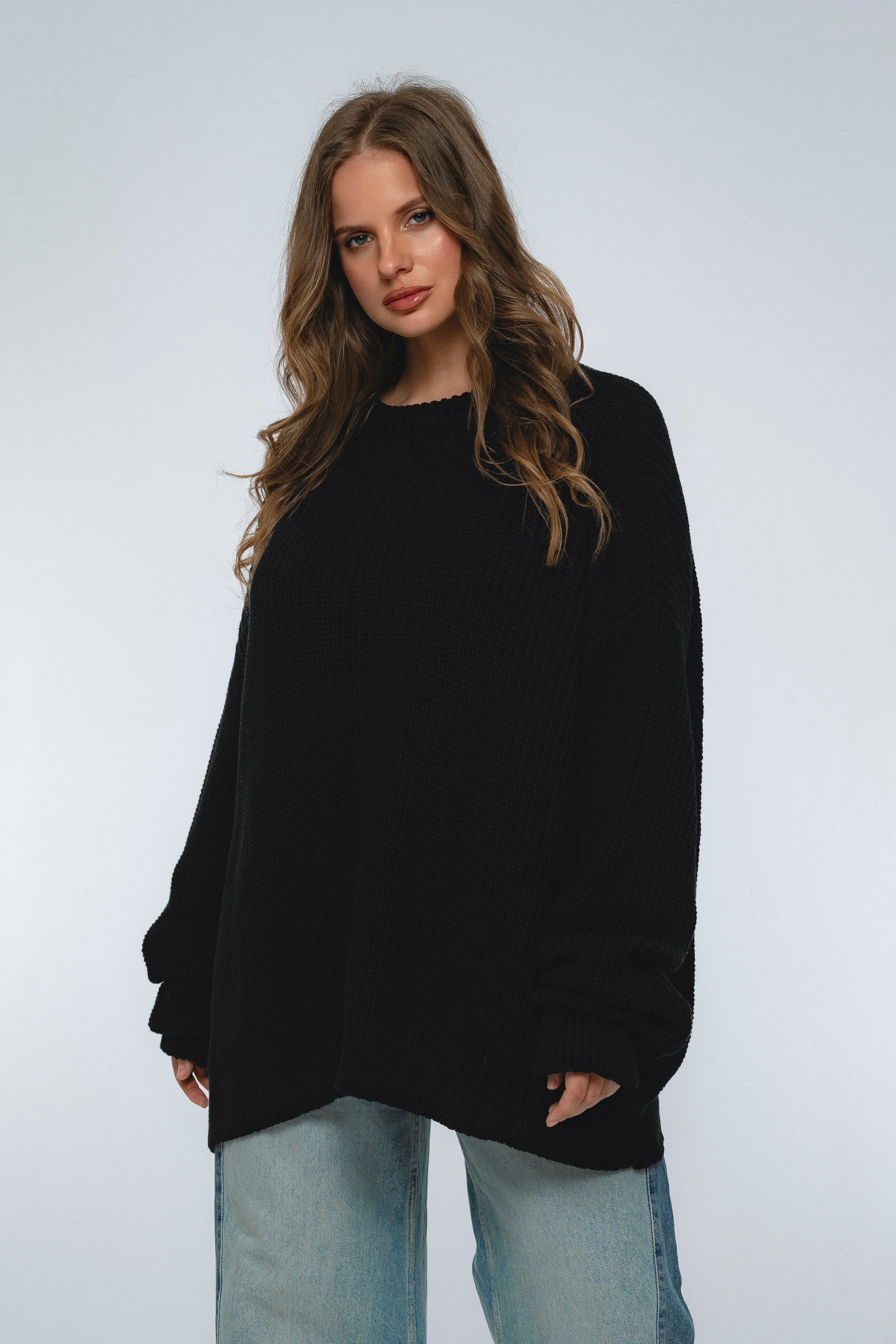 Cloud Nine Long Sleeve Cotton Sweater-6