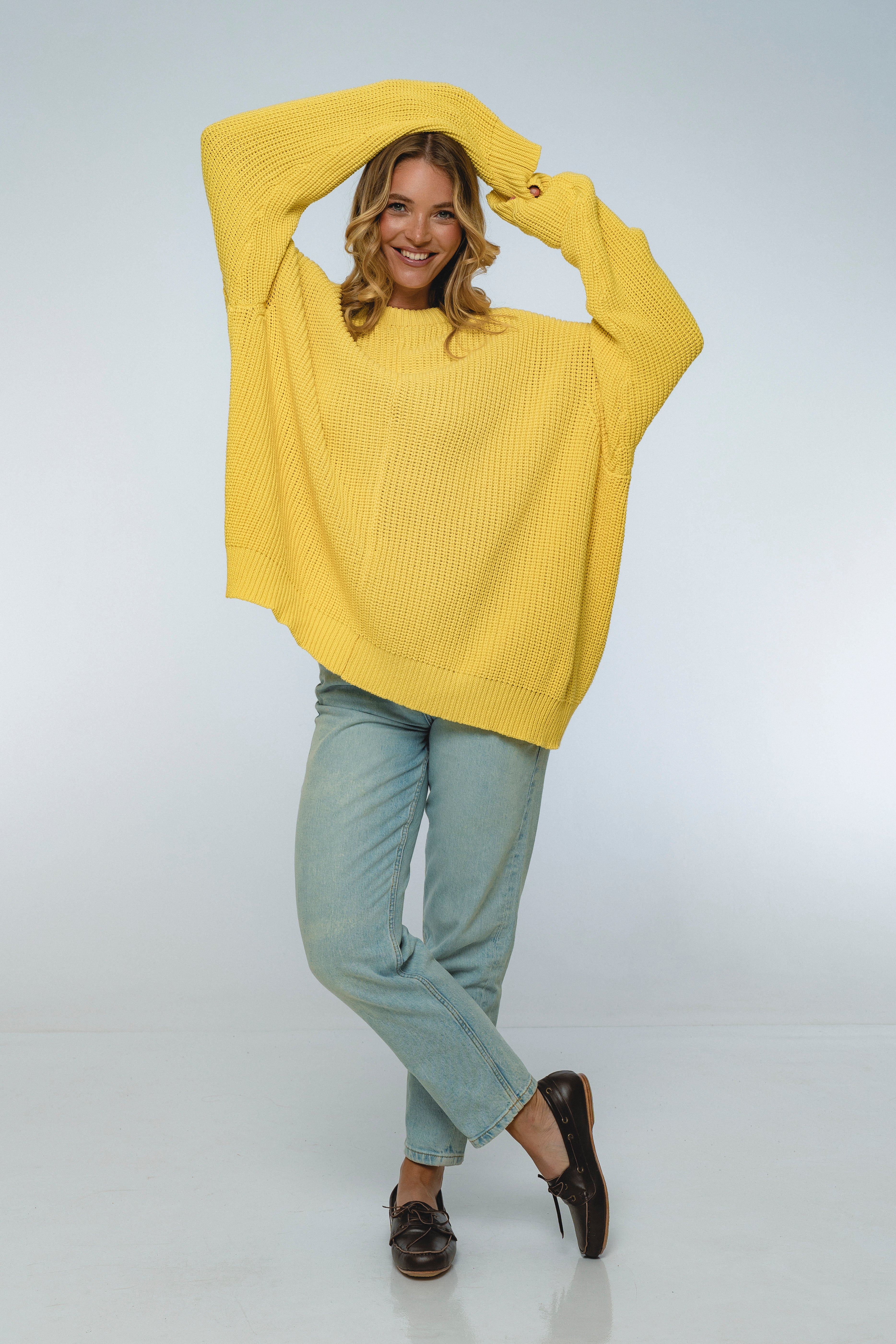 Cloud Nine Long Sleeve Cotton Sweater-3