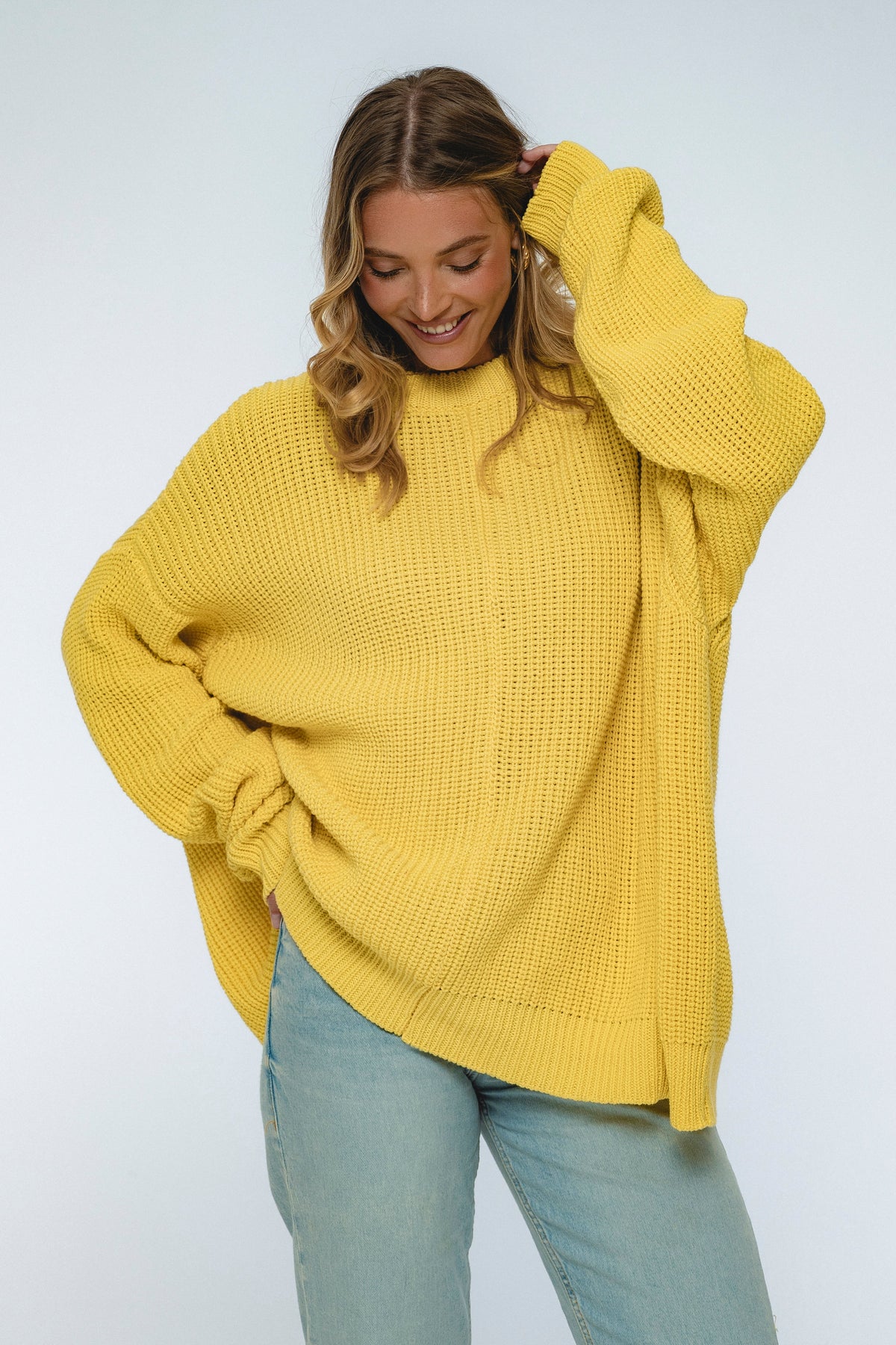 Cloud Nine Long Sleeve Cotton Sweater-6