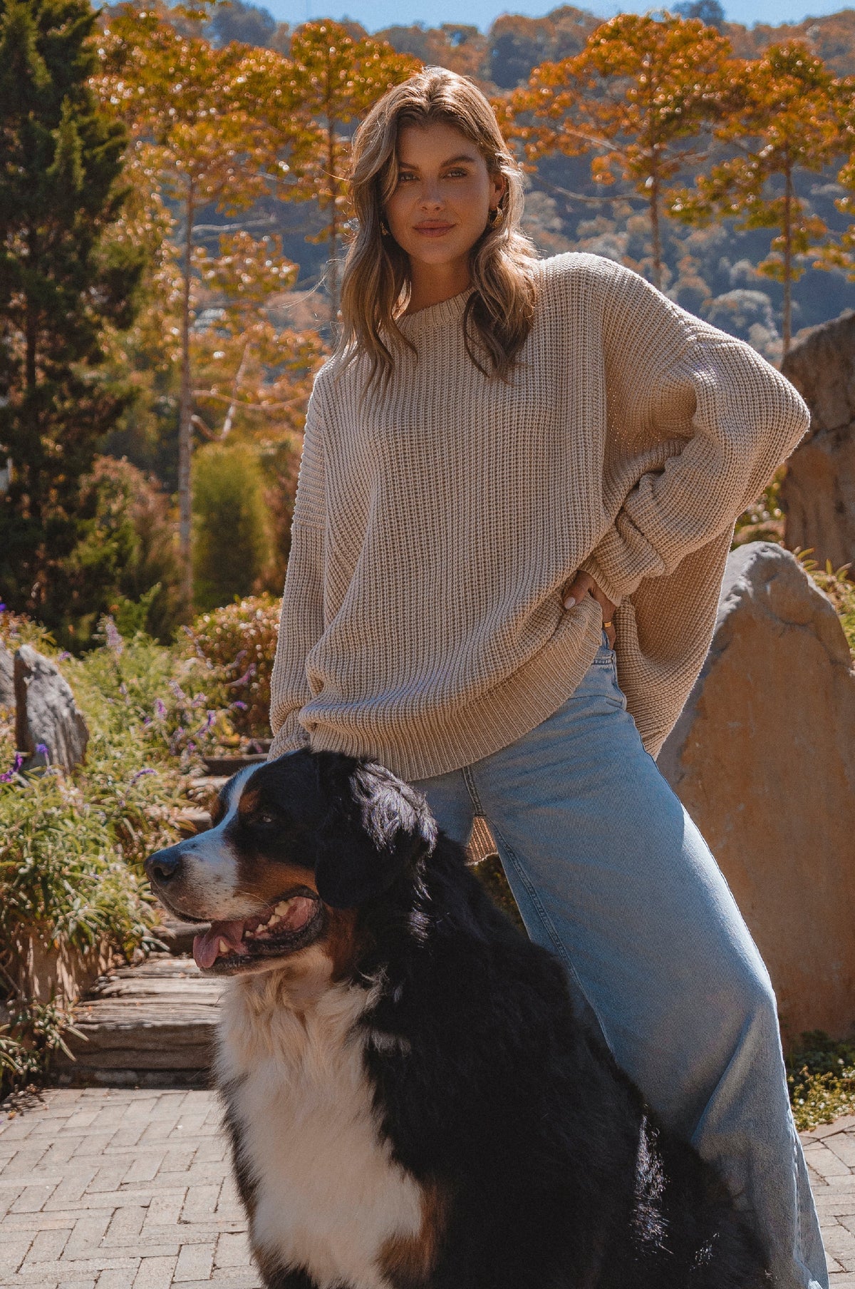 Cloud Nine Long Sleeve Cotton Sweater-0