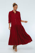 Colette Long Sleeve Shirt Dress-2