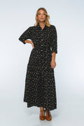 Colette Long Sleeve Shirt Dress-2