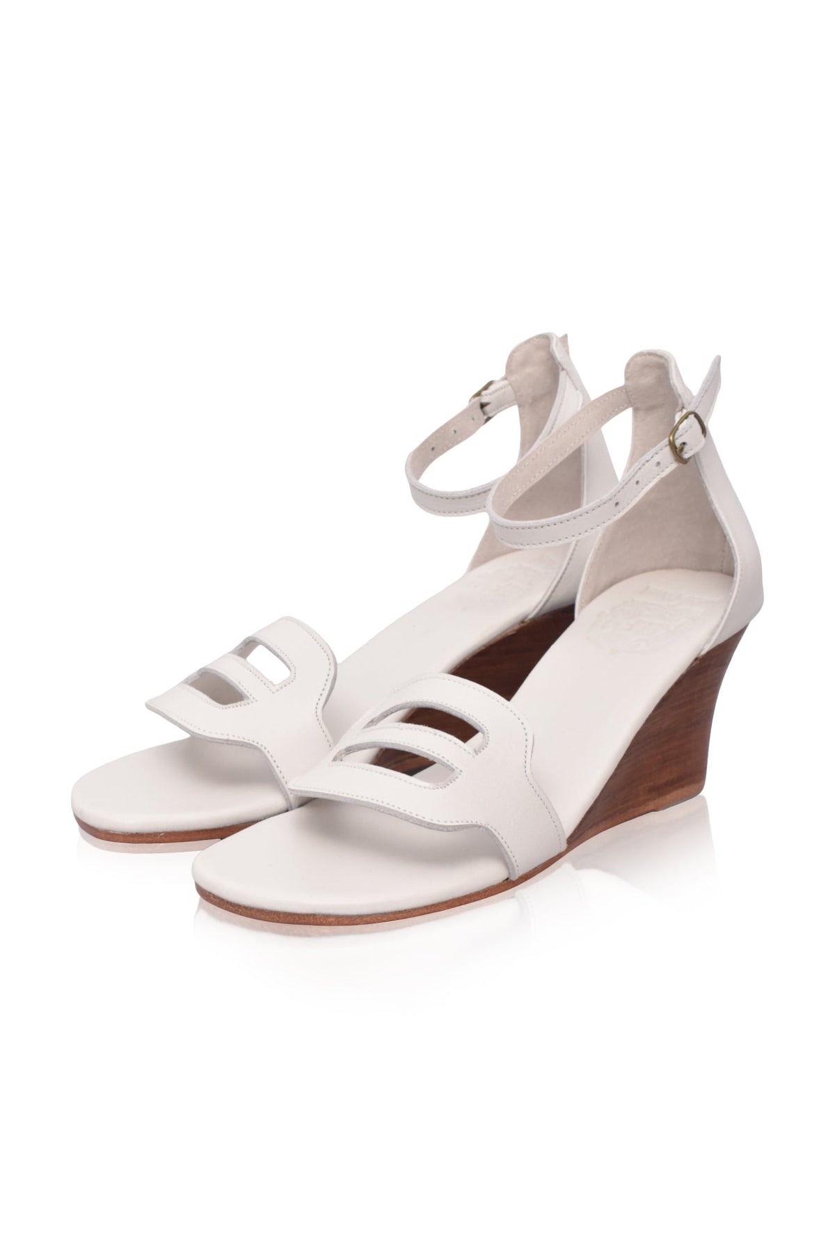Como Wooden Wedge Sandals-3