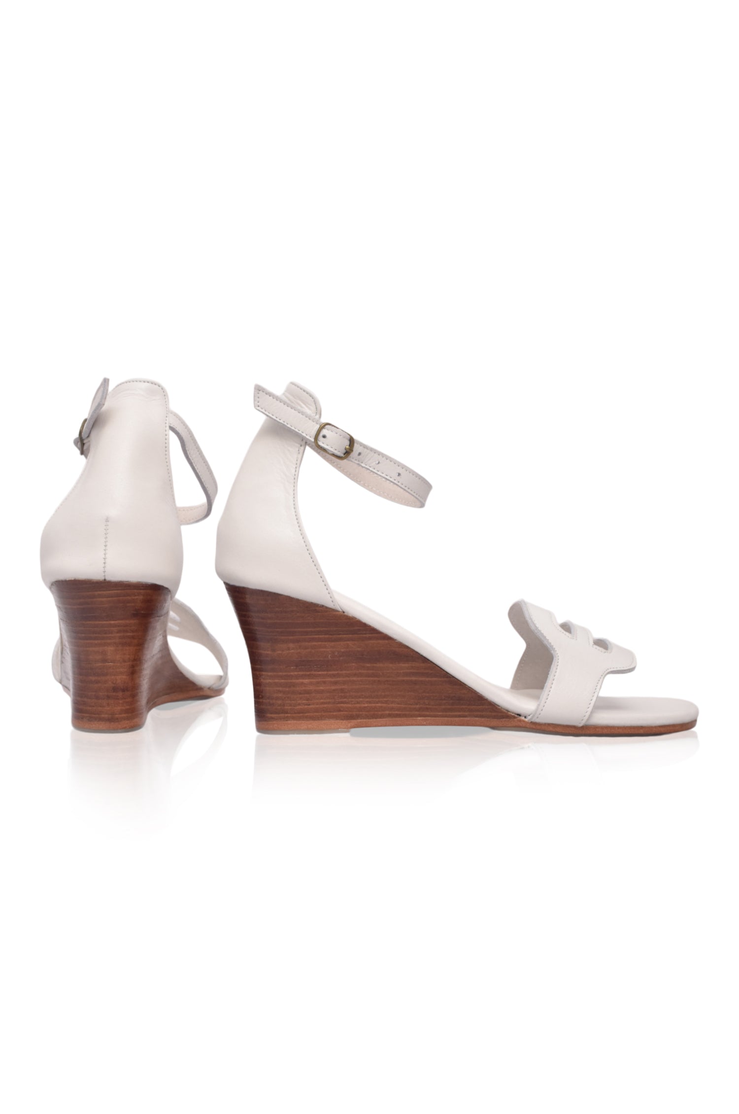 Como Wooden Wedge Sandals-4