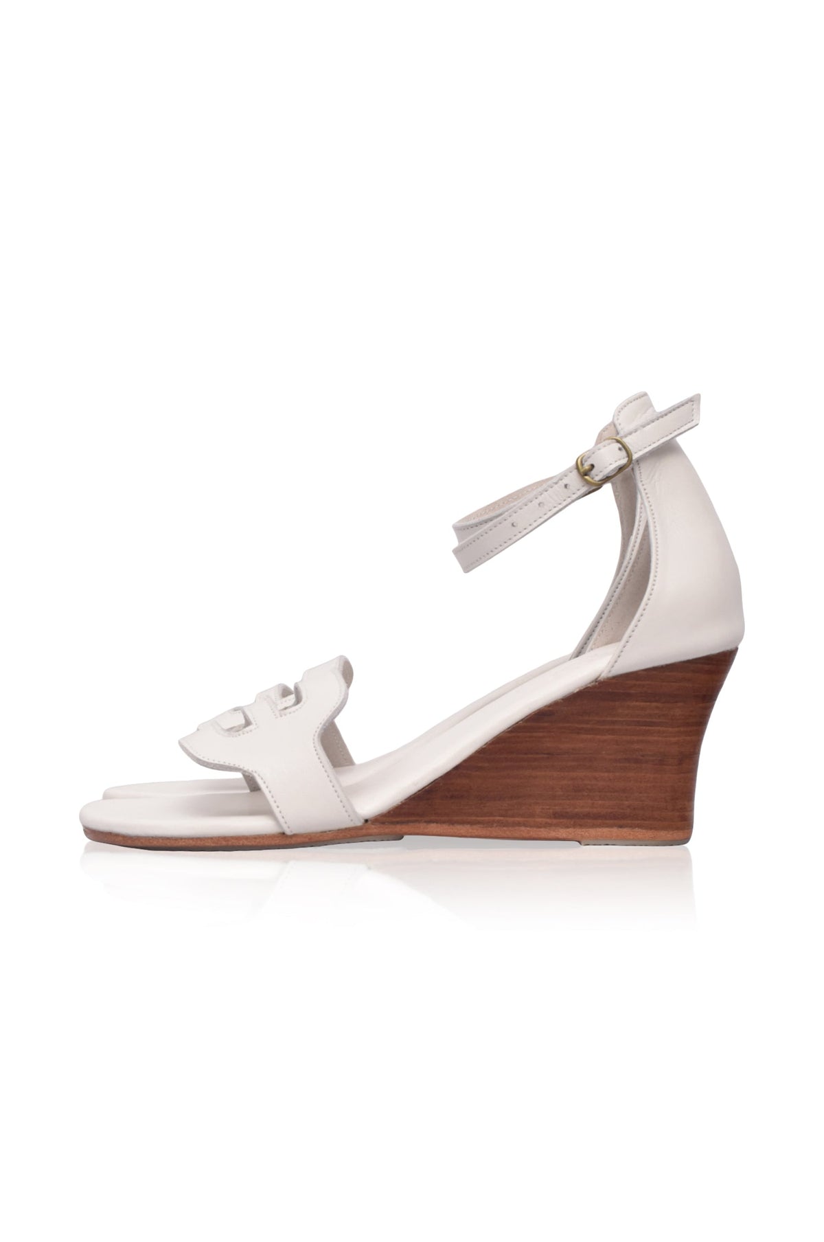 Como Wooden Wedge Sandals-2