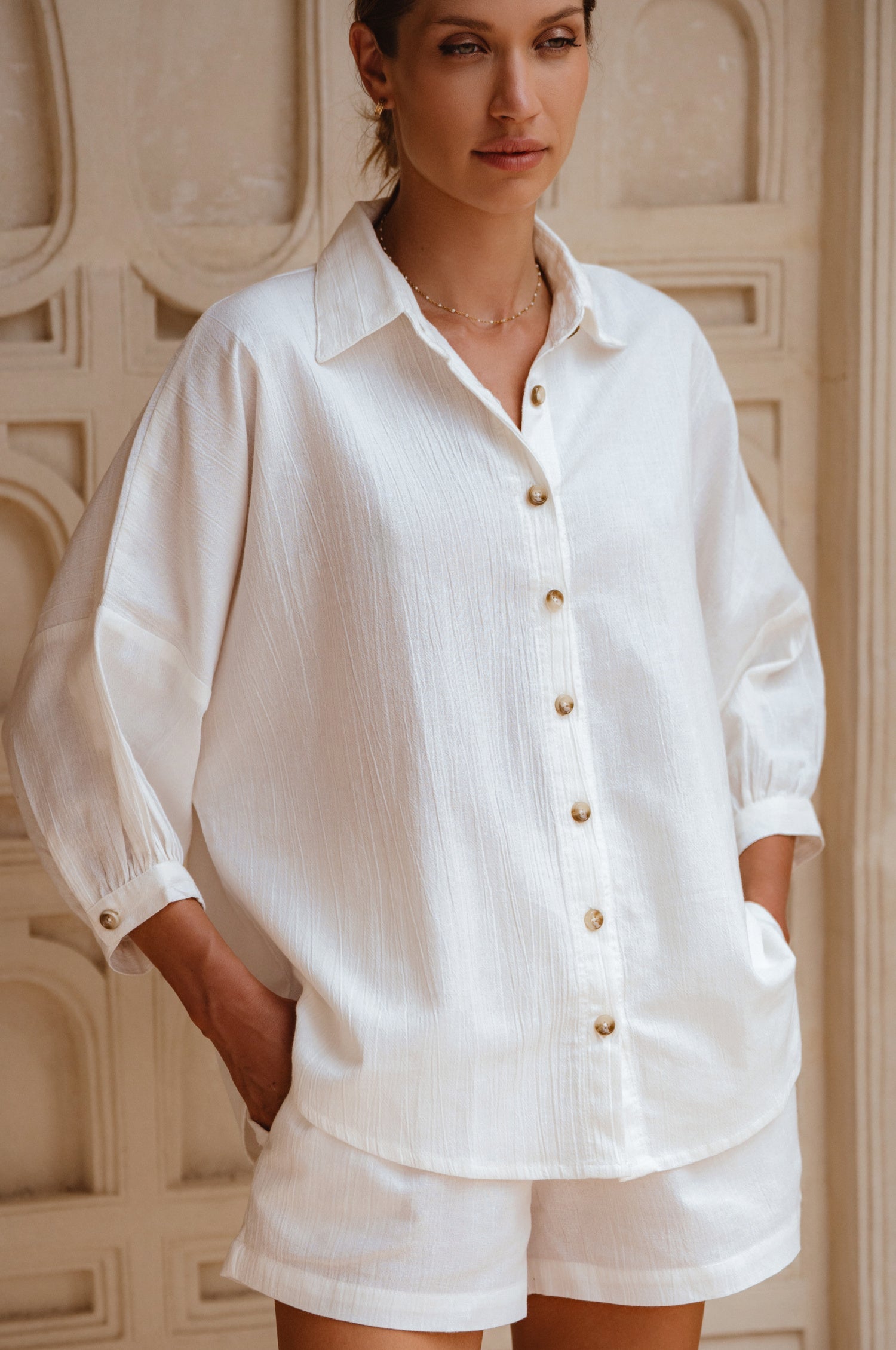 Corsica Linen Shirt (Sale)-0