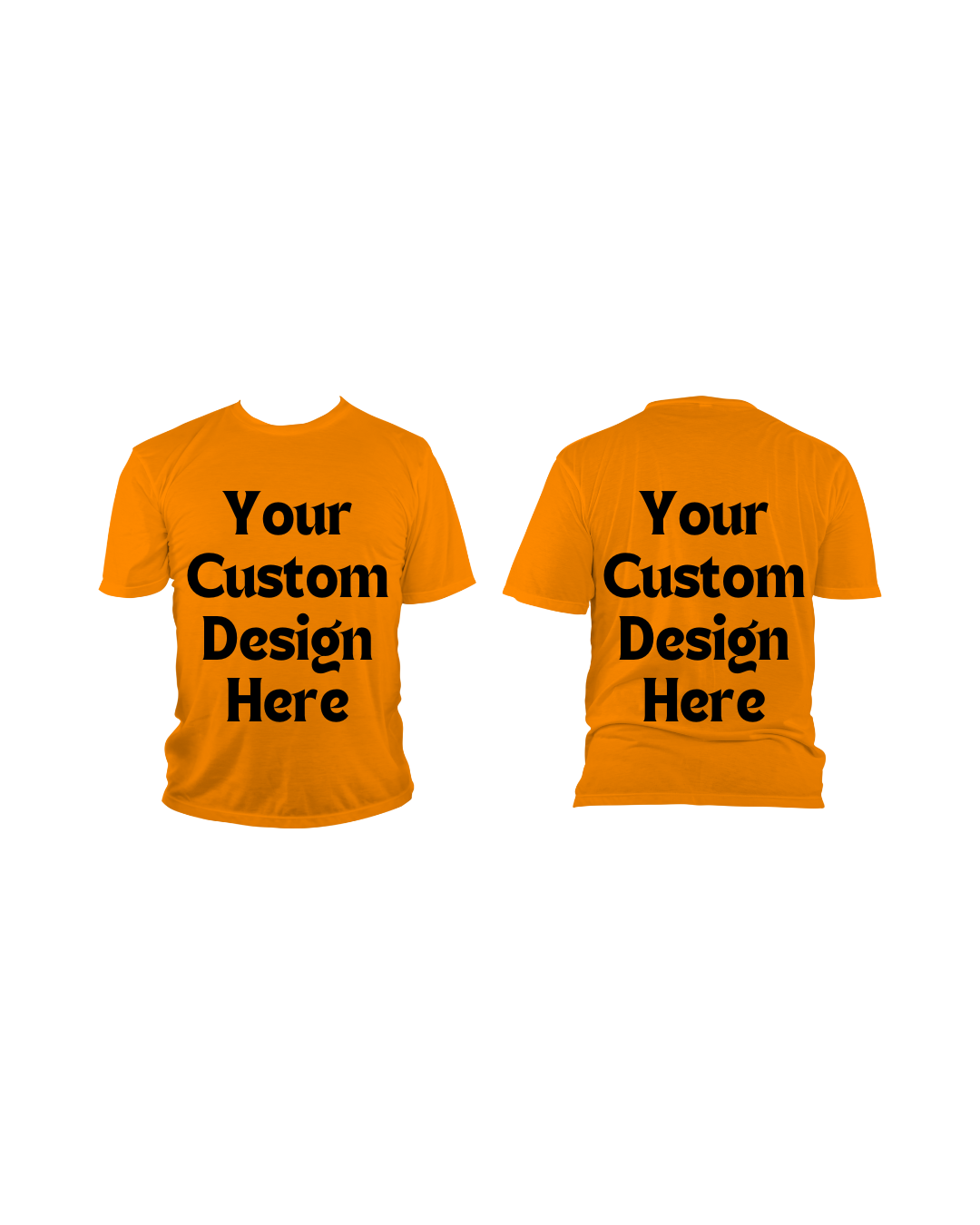 Classic White Custom T-Shirt-2