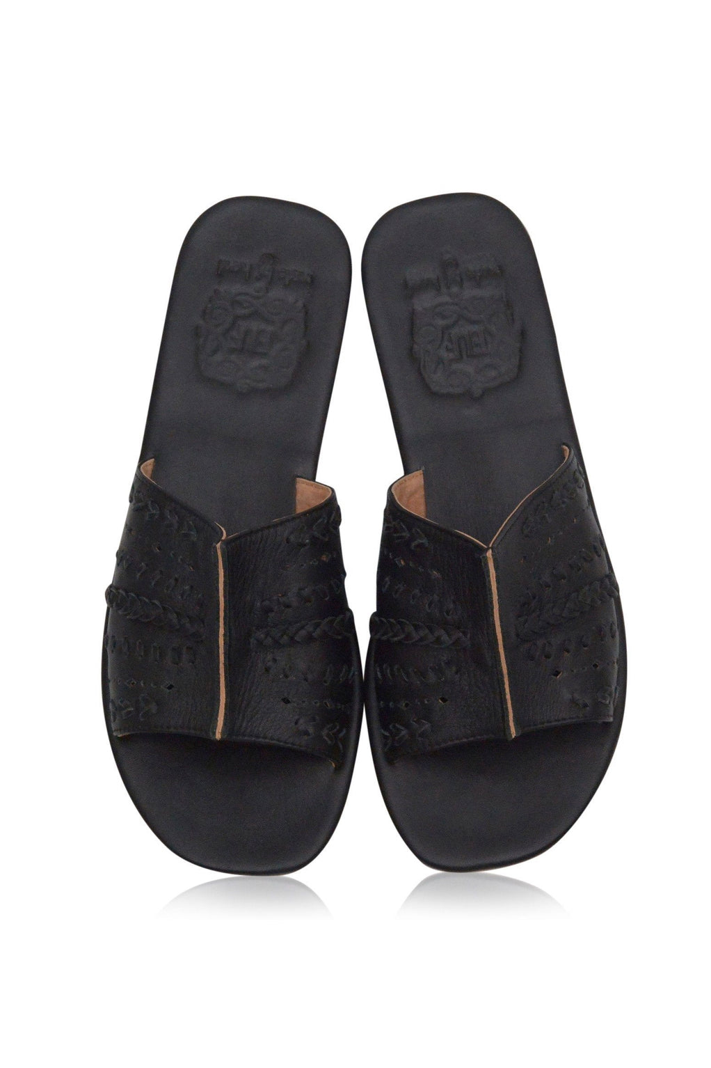 Dolce Vita Leather Slide Sandals-2