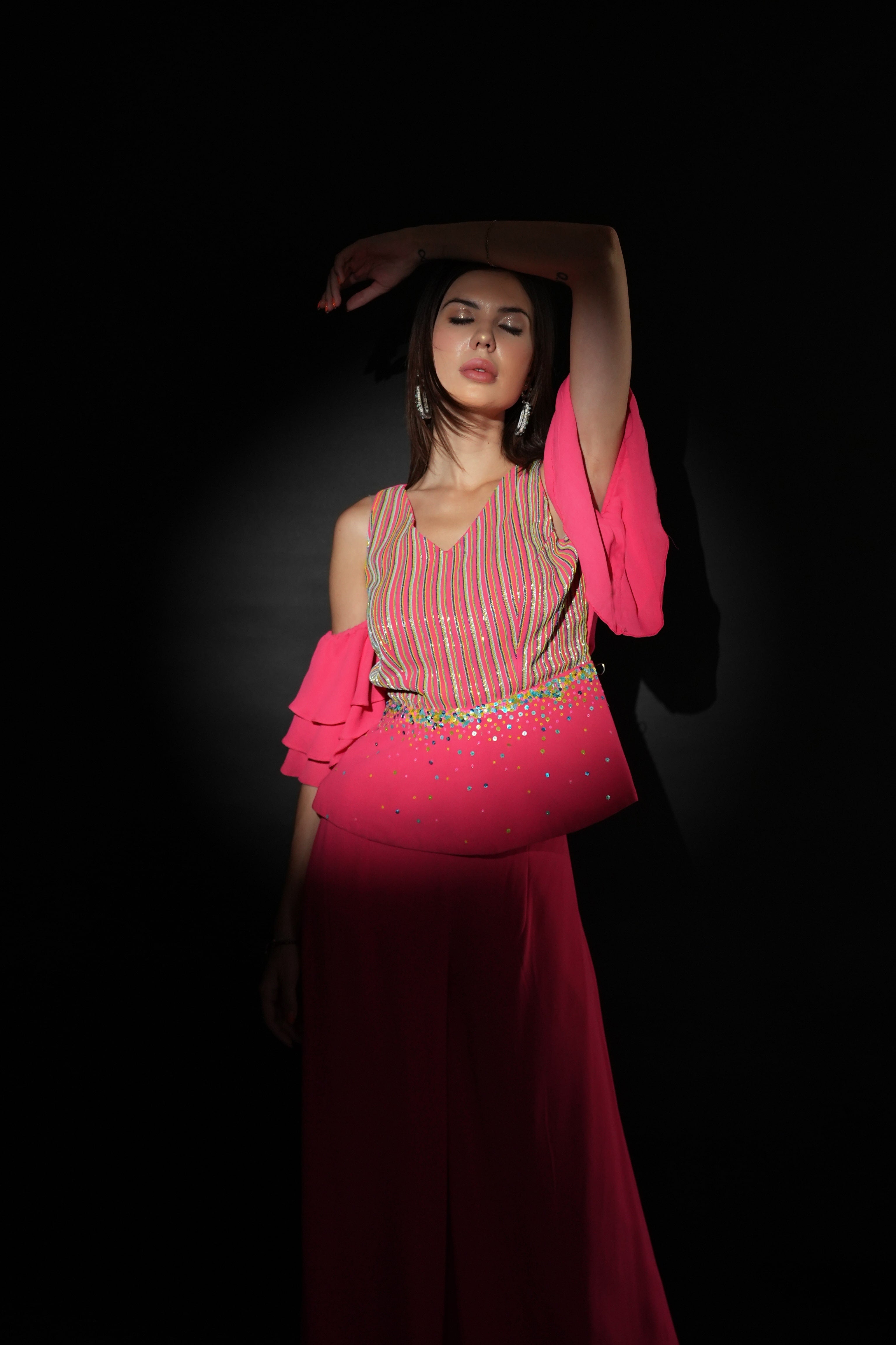 Peplum Co-ord Set-4