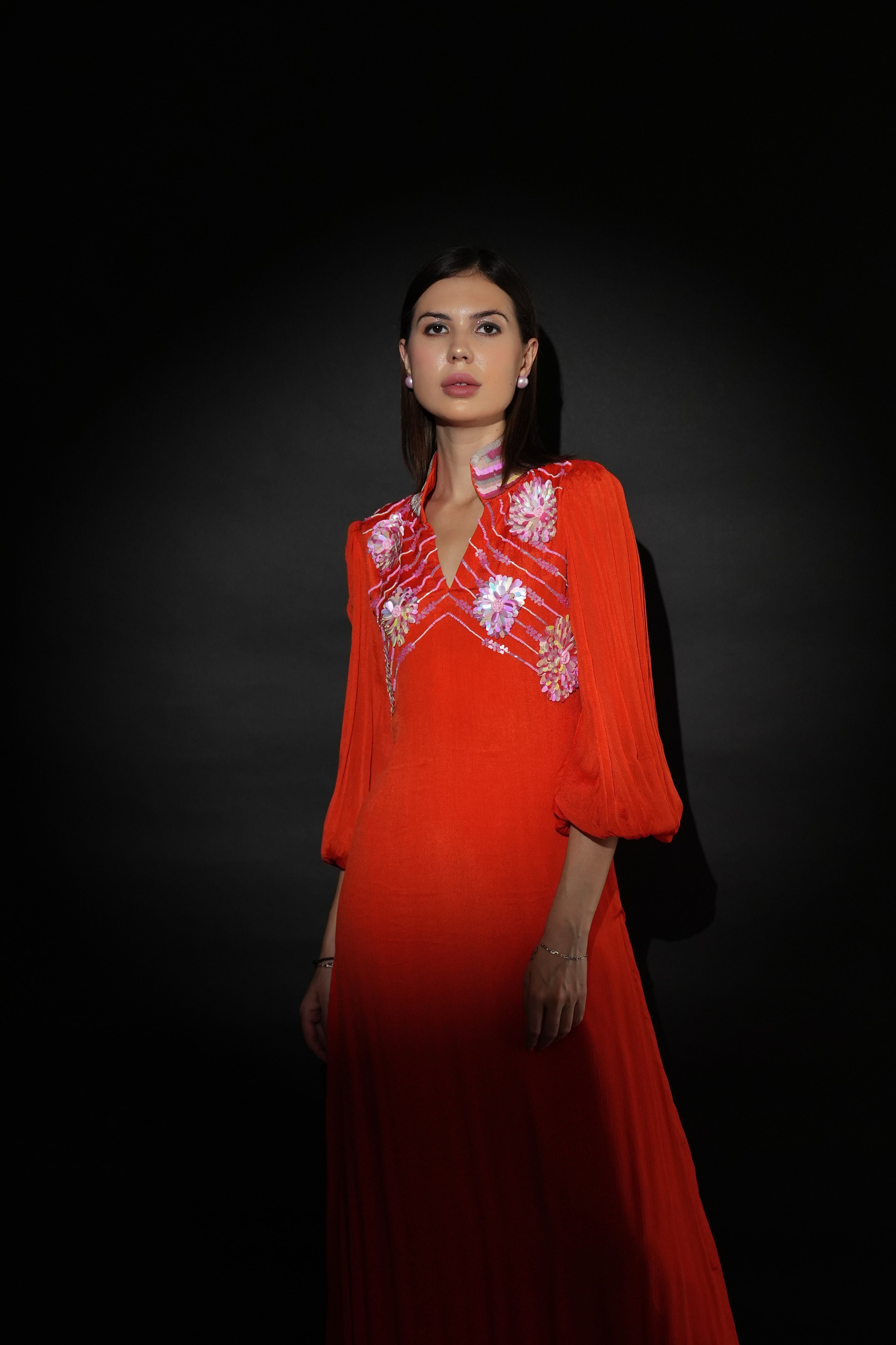 Orange Co-ord Set-3