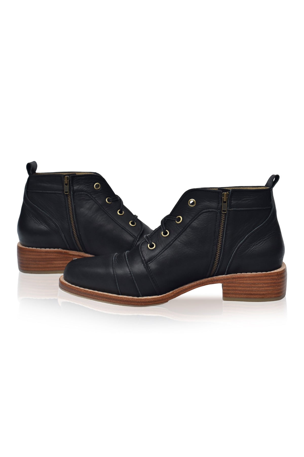 Passage Lace-Up Leather Boots-2