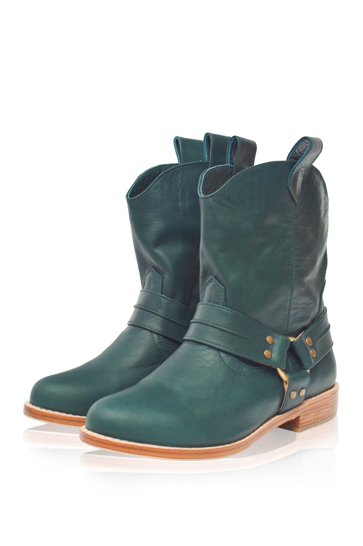 Cali Pull-On Leather Boots-5