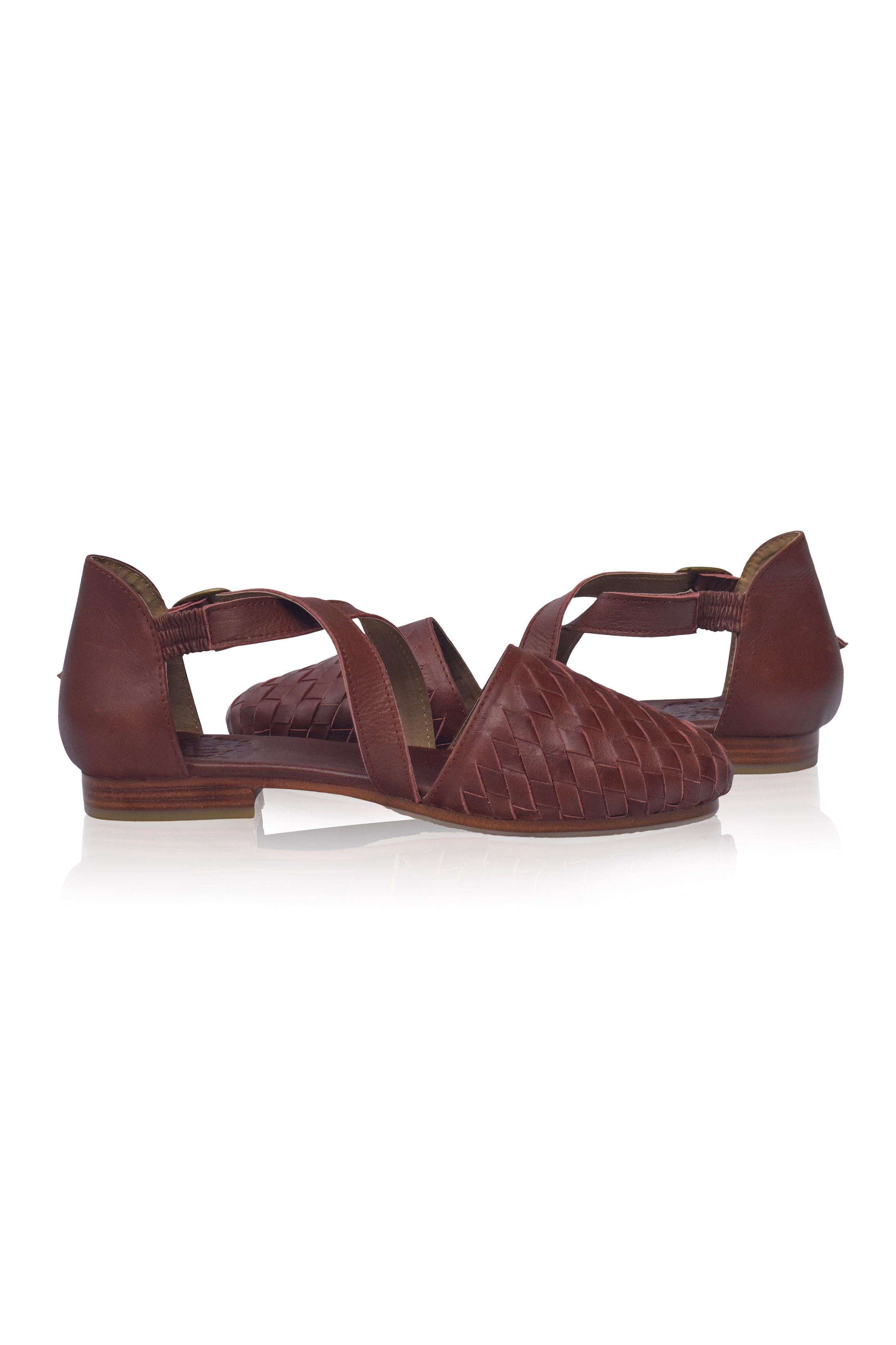 Riviera Woven Leather Flats-4