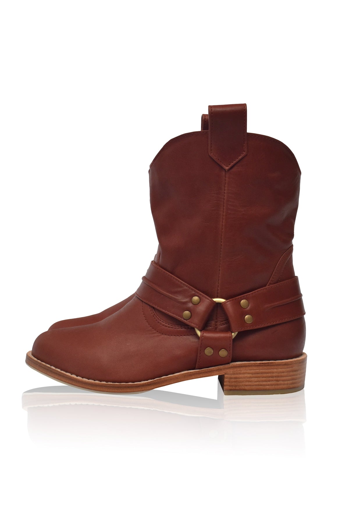 Cali Pull-On Leather Boots-3