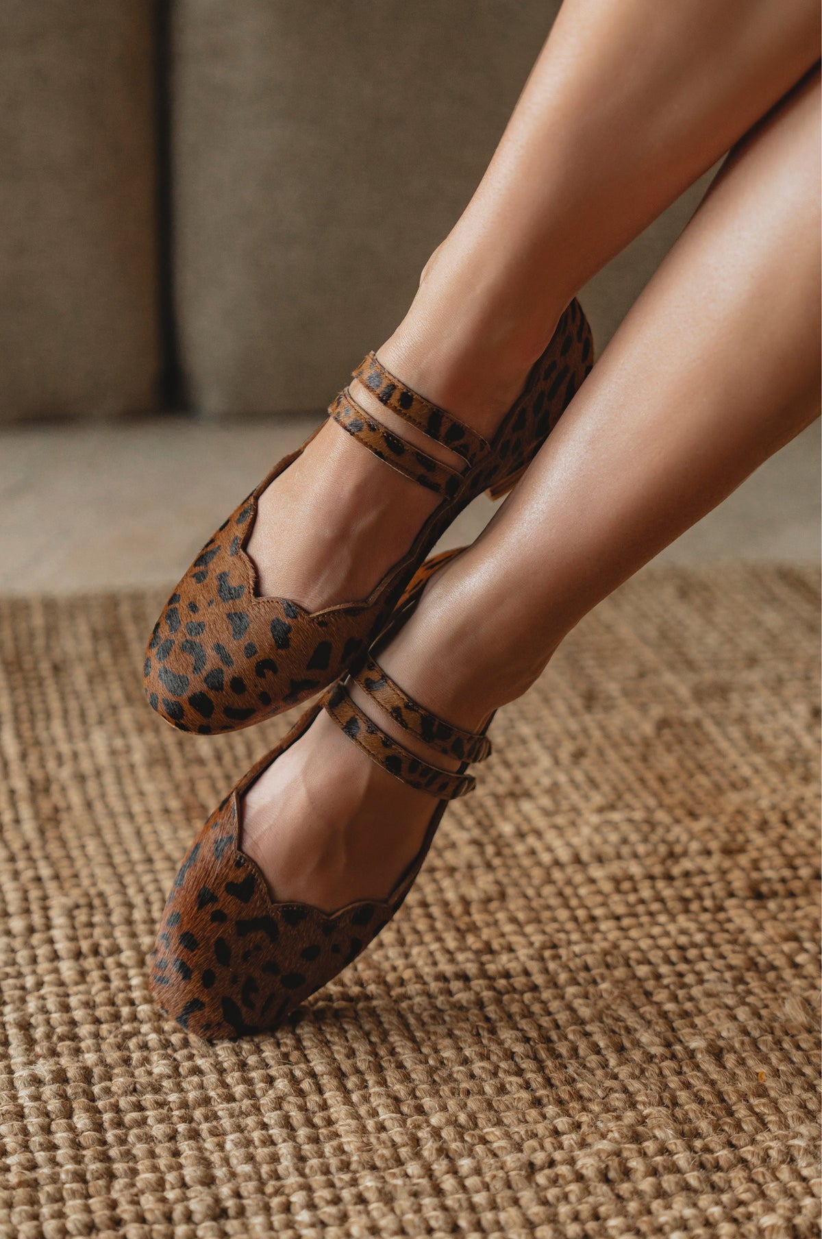 Daydream Animal Print Mary Jane Flats-0