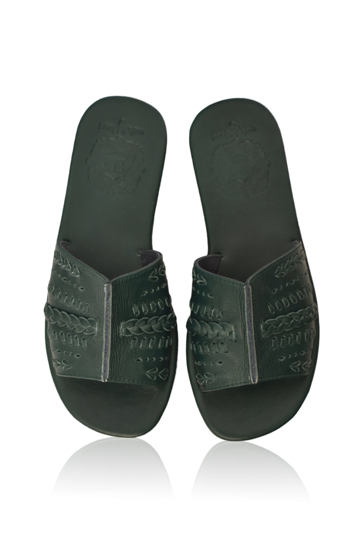 Dolce Vita Leather Slide Sandals-1