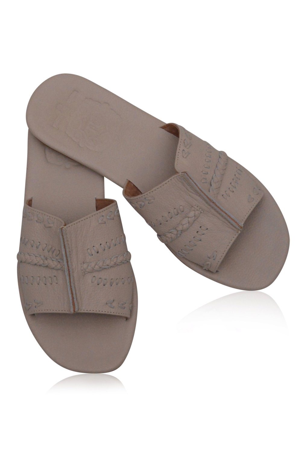 Dolce Vita Leather Slide Sandals-3