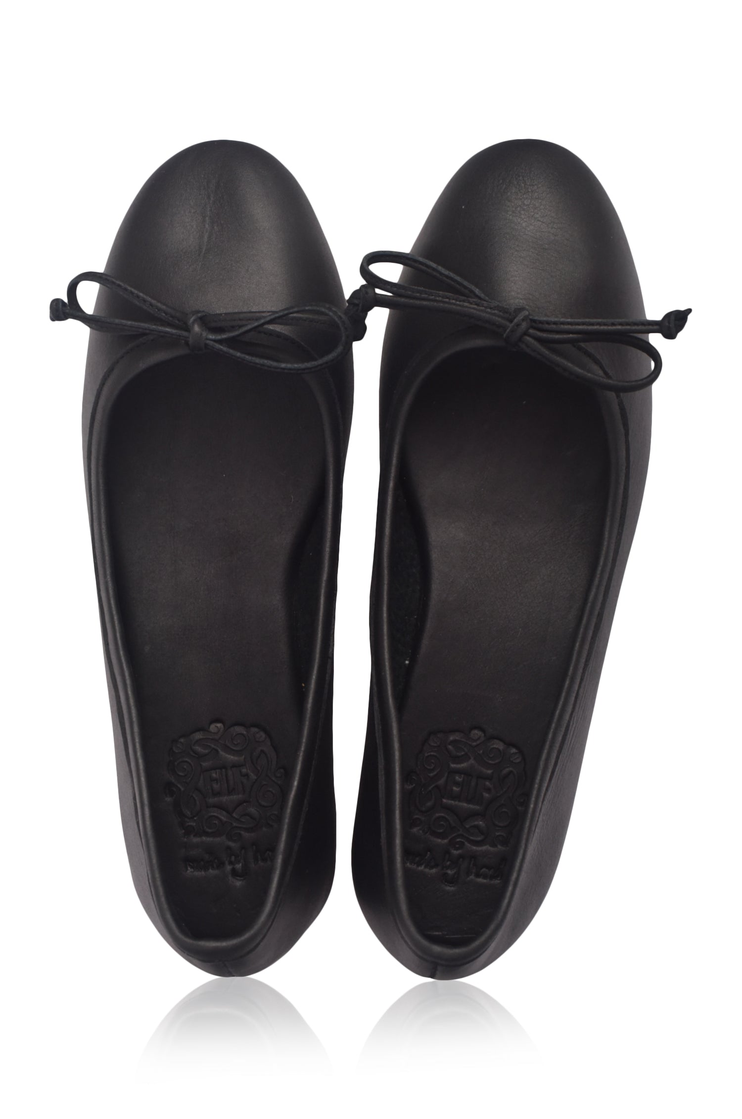 Elaria Bow Leather Ballet Flats-3