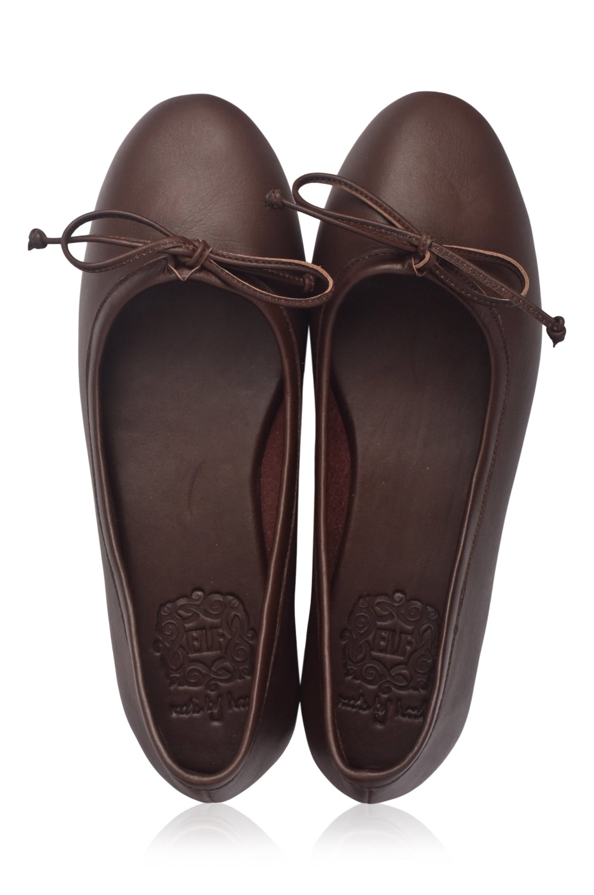Elaria Bow Leather Ballet Flats-3