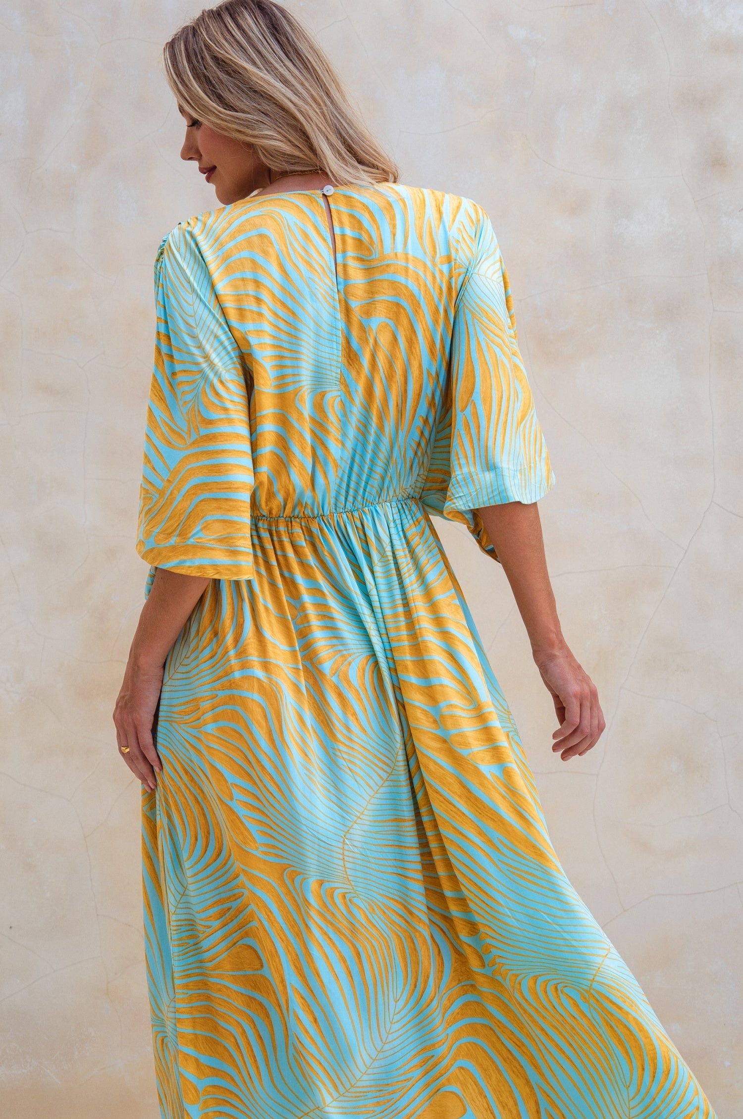 Elena Bohemian Gown Dress (Sale)-3