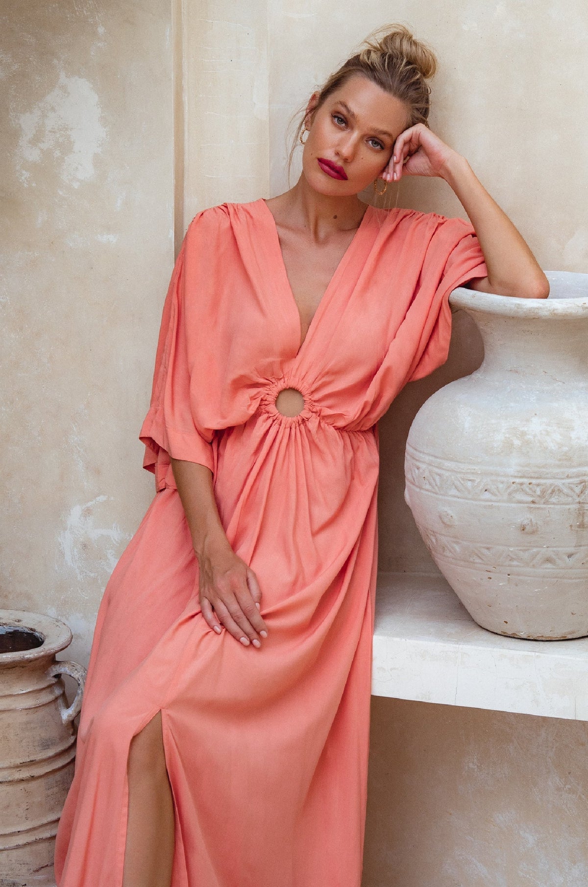 Elena Bohemian Gown Dress (Sale)-4