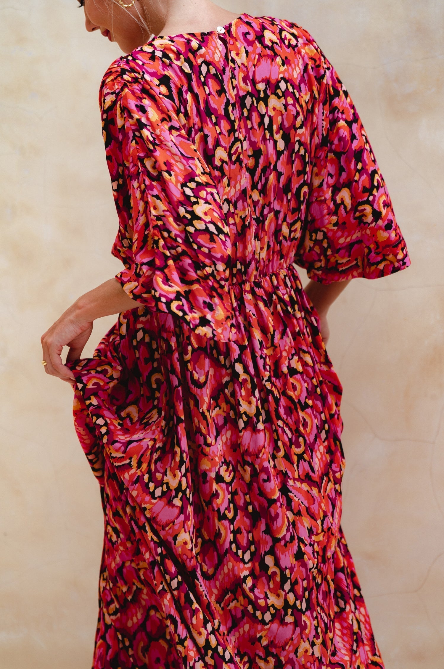 Elena Bohemian Gown Dress (Sale)-3
