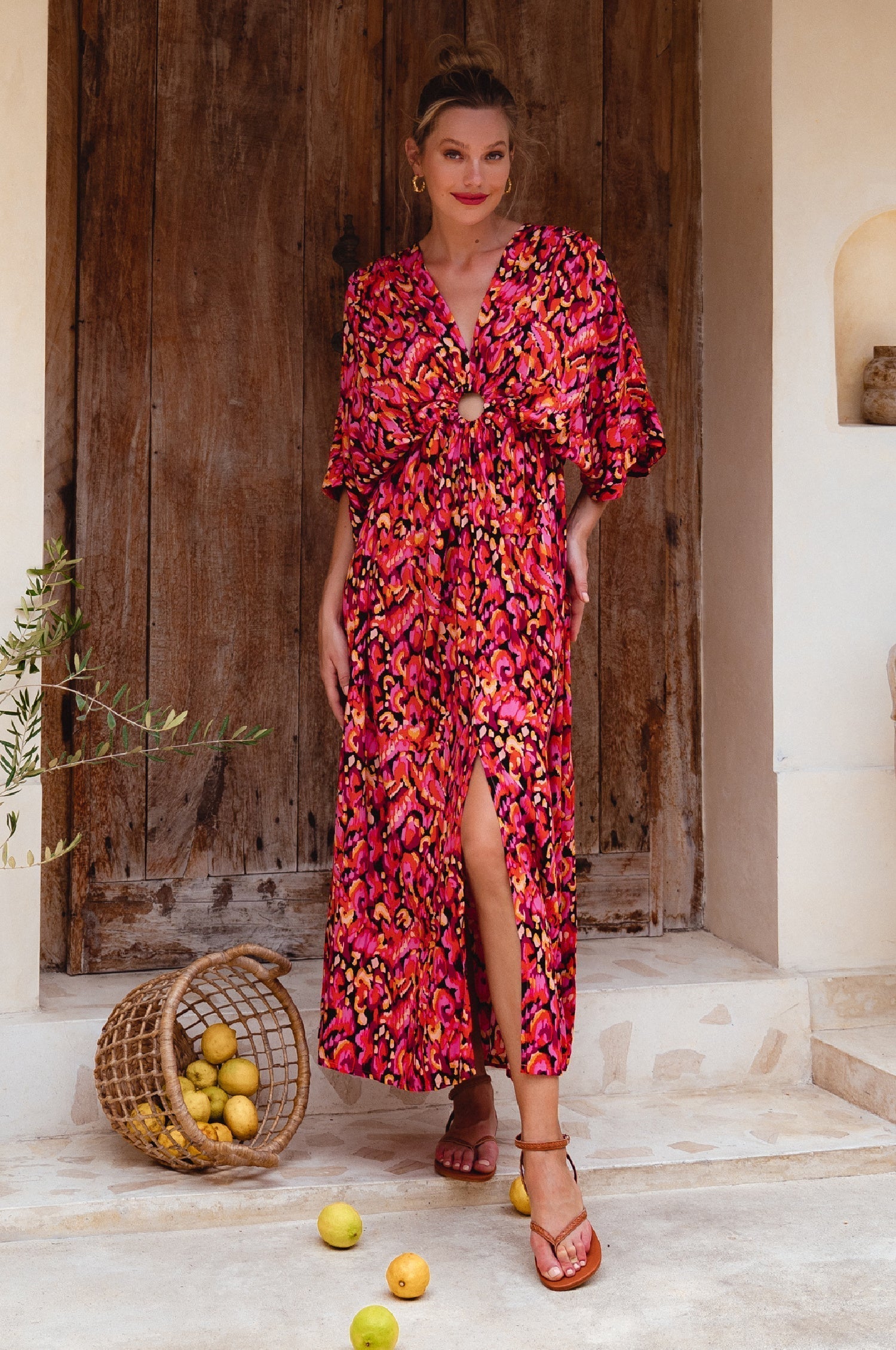 Elena Bohemian Gown Dress (Sale)-4