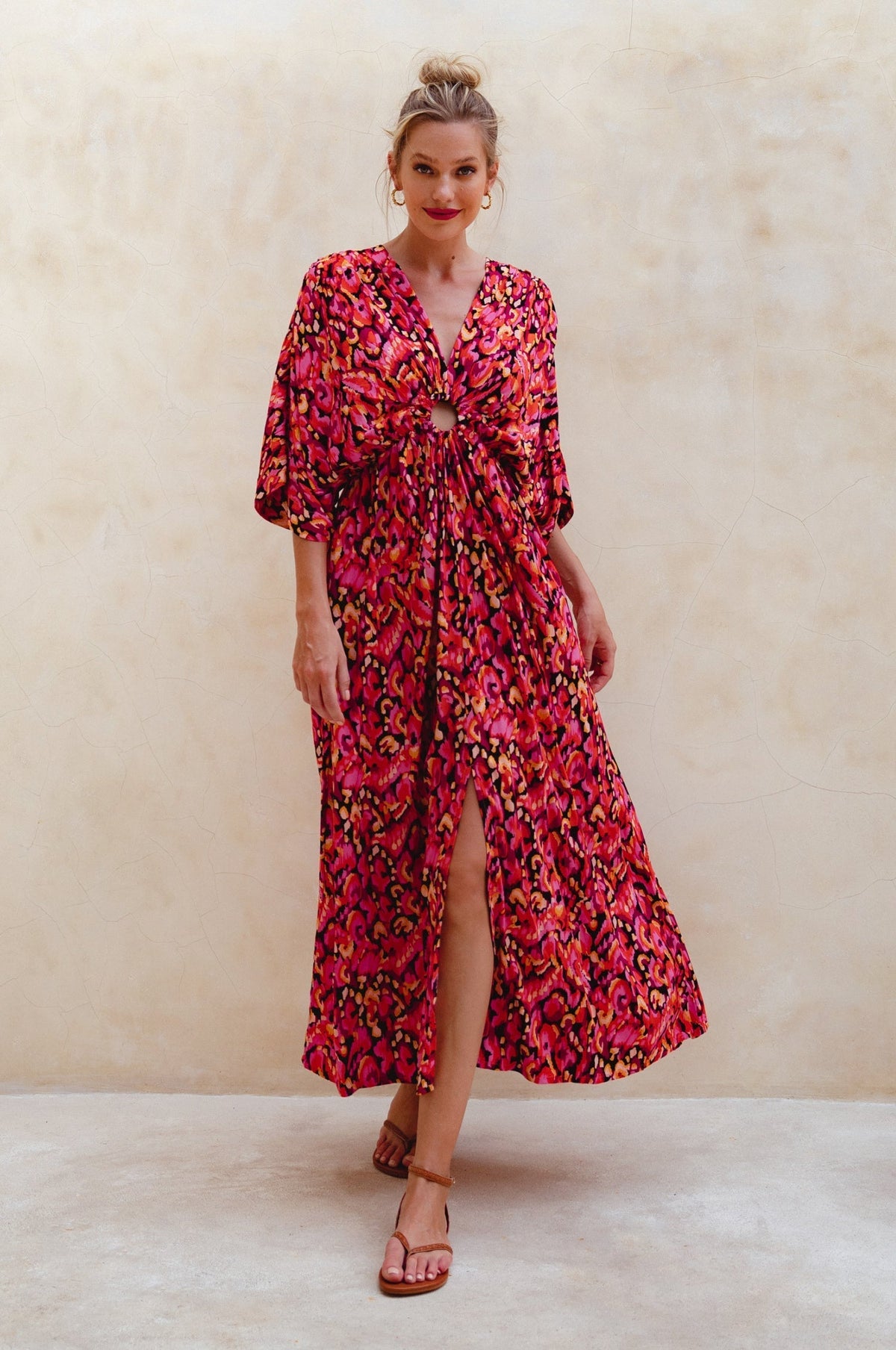 Elena Bohemian Gown Dress (Sale)-1