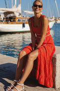 Elysia Cotton Tiered Maxi Dress-0