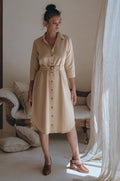 Essence Shirt Linen Dress-0