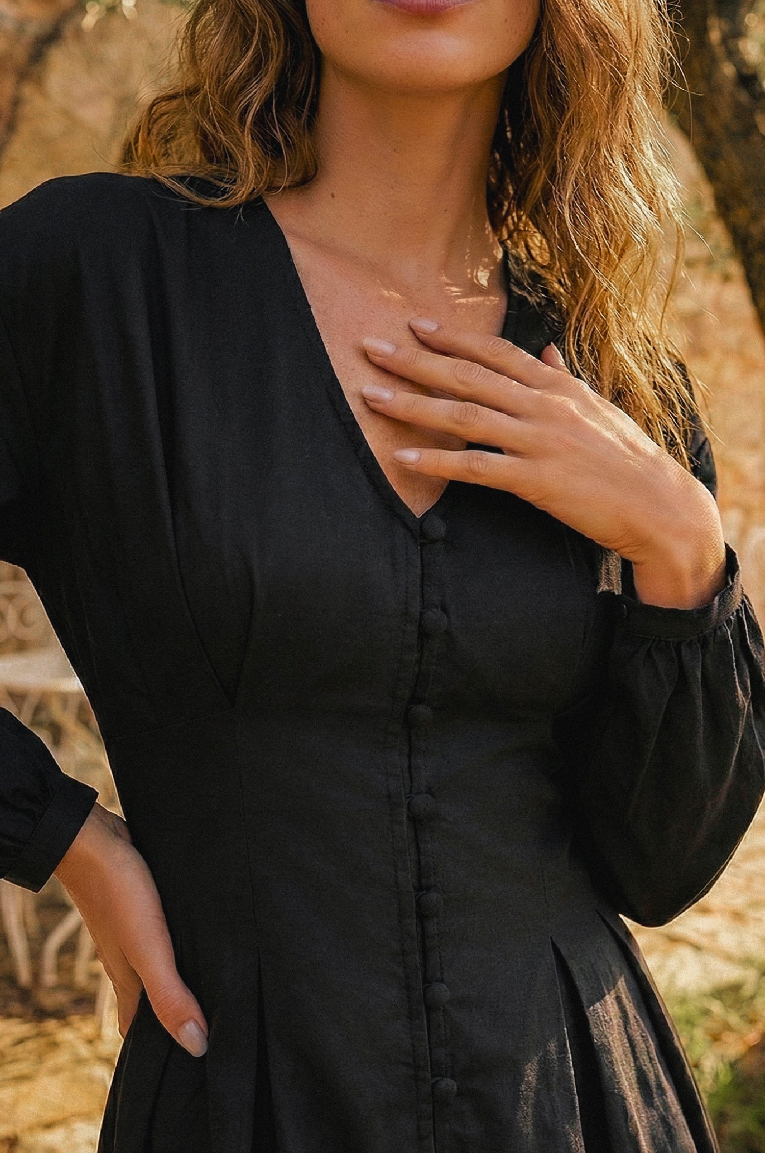 Etna Long Sleeve Mini Dress-2