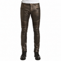 Men’s Rogue Dark Brown Leather Pants-0