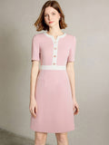 The Rosewood Tailored Dress (Blush Pink)-0