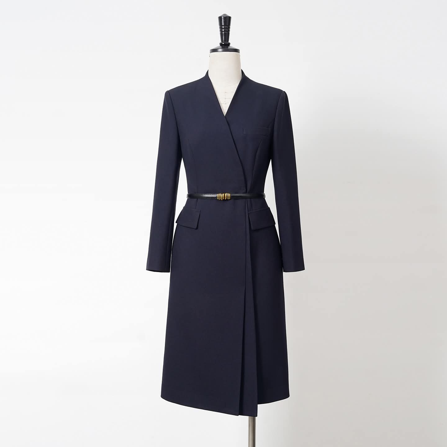 The Midnight Sovereign Wrap Dress-1