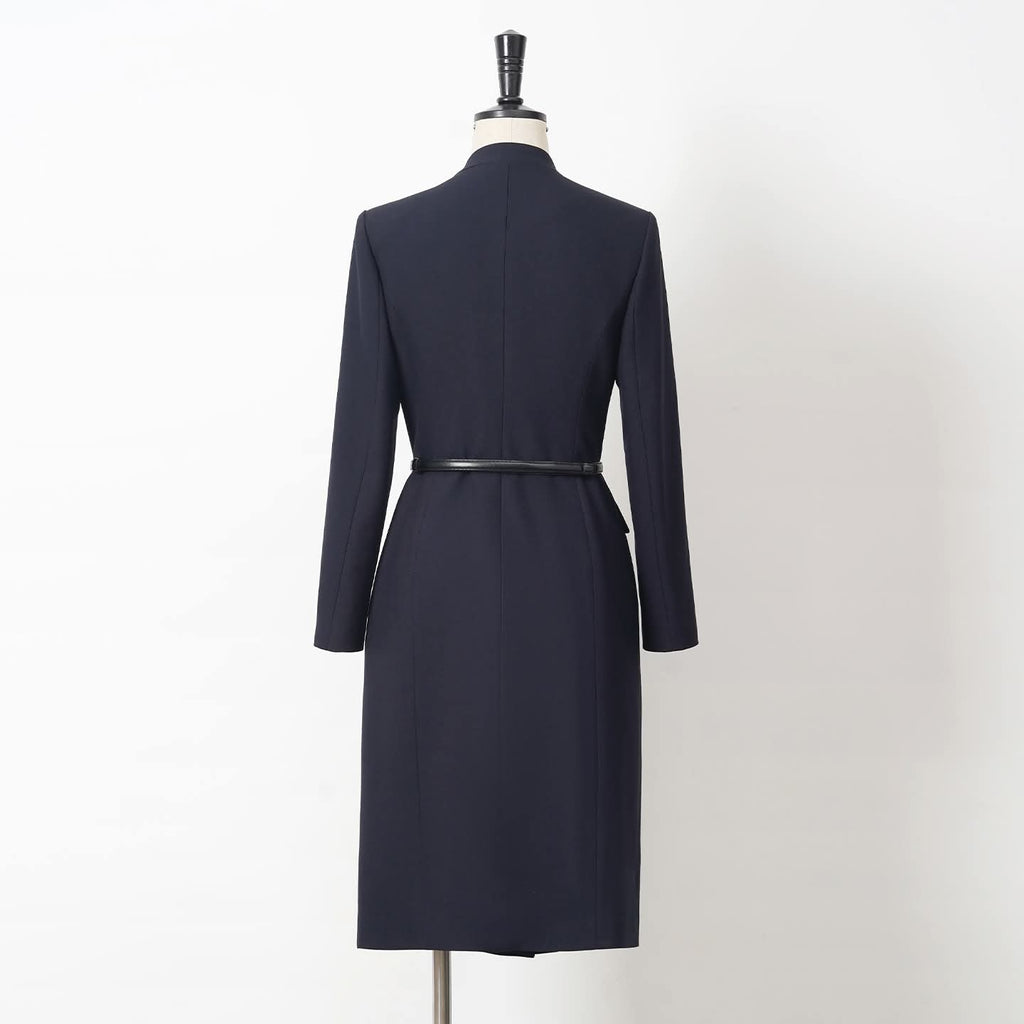 The Midnight Sovereign Wrap Dress-3