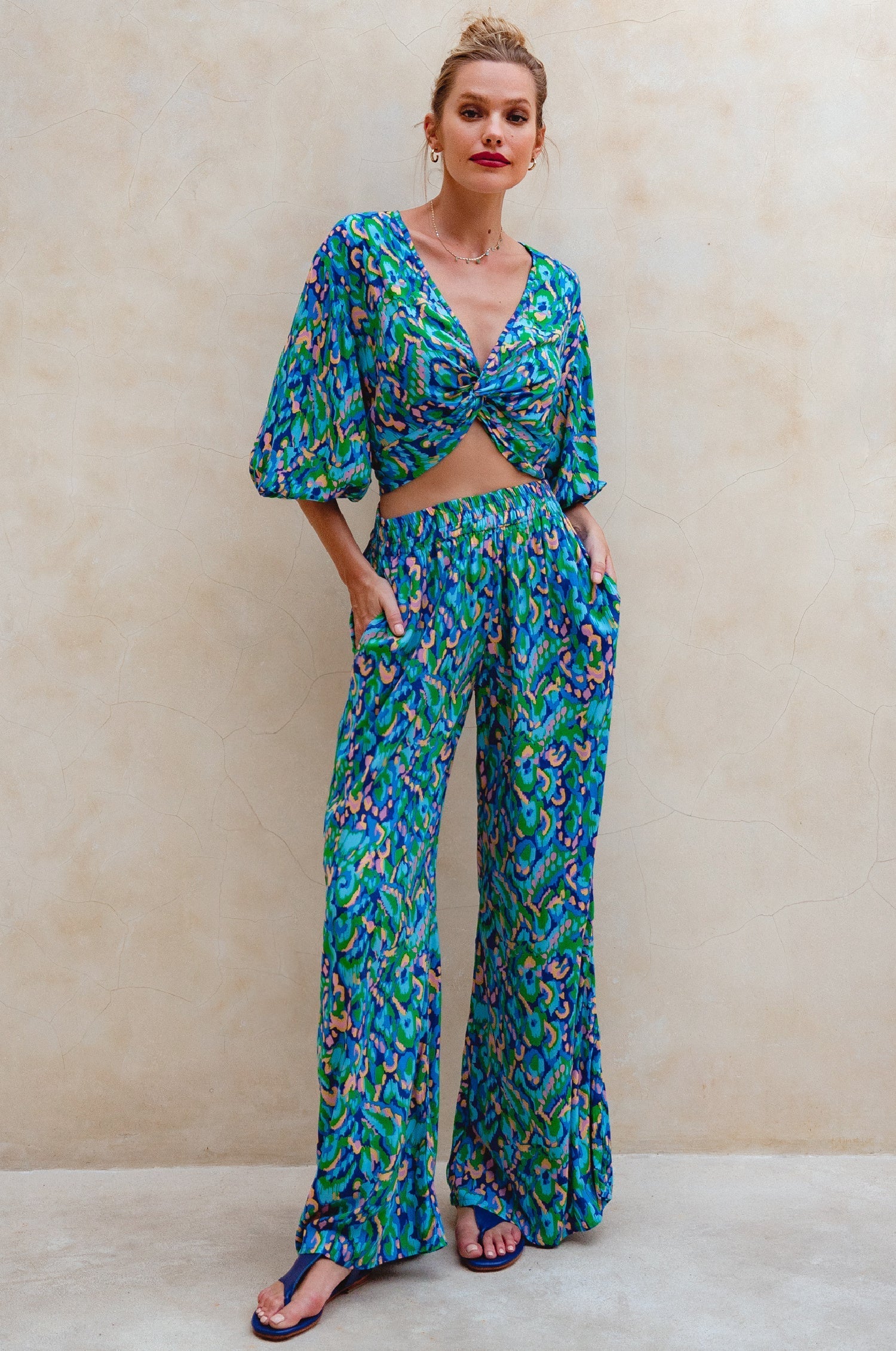 Fatima Wide Leg Pants (Sale)-5