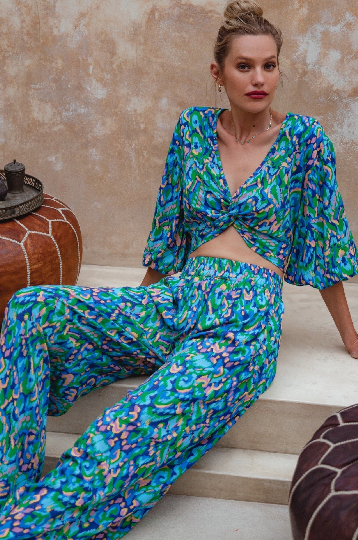 Fatima Wide Leg Pants (Sale)-0