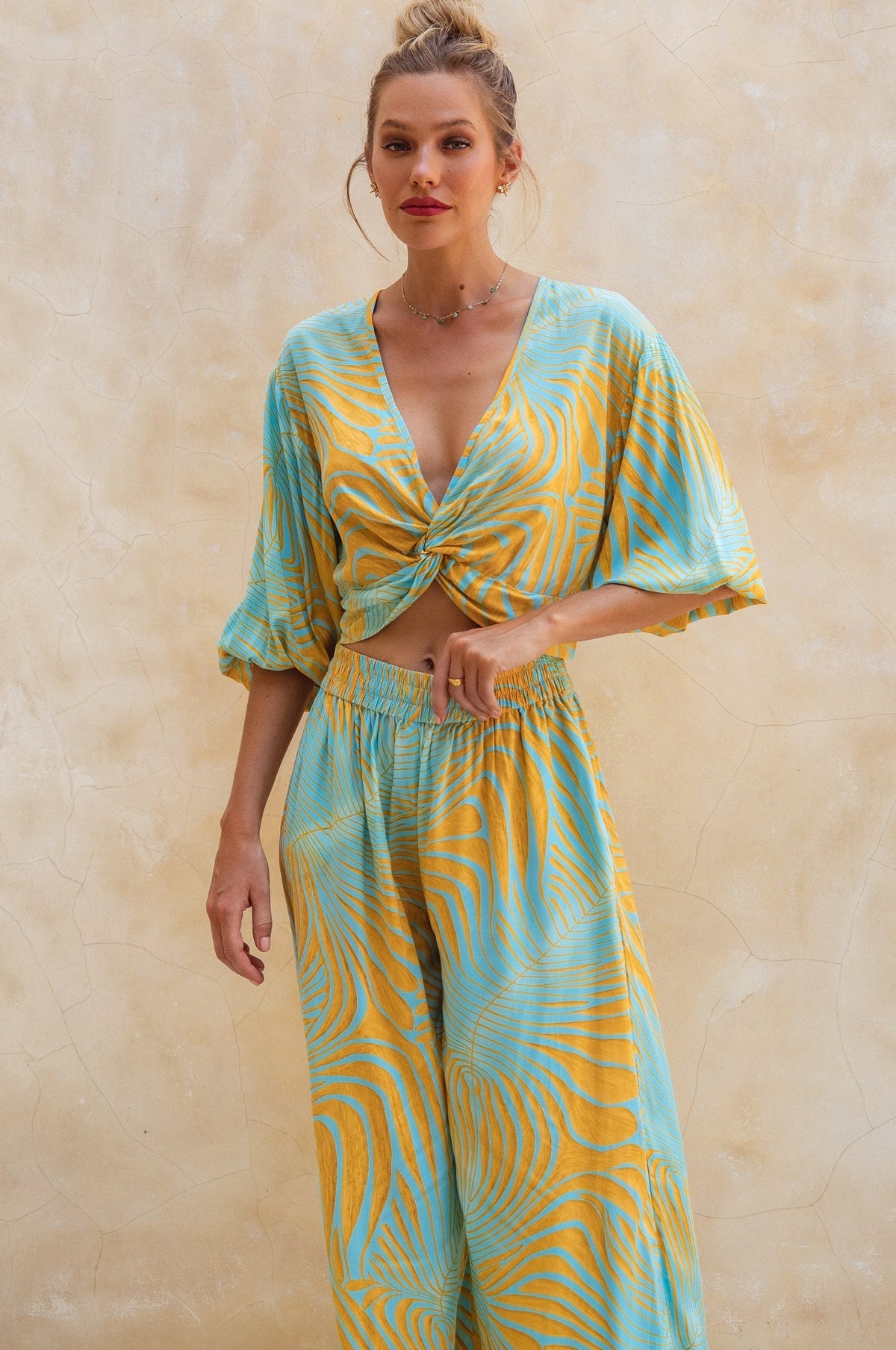 Fatima Wide Leg Pants (Sale)-1