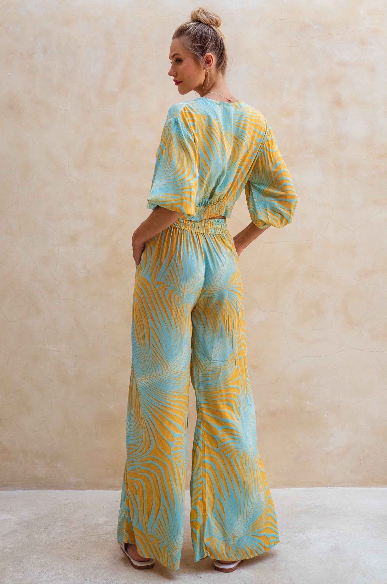 Fatima Wide Leg Pants (Sale)-2