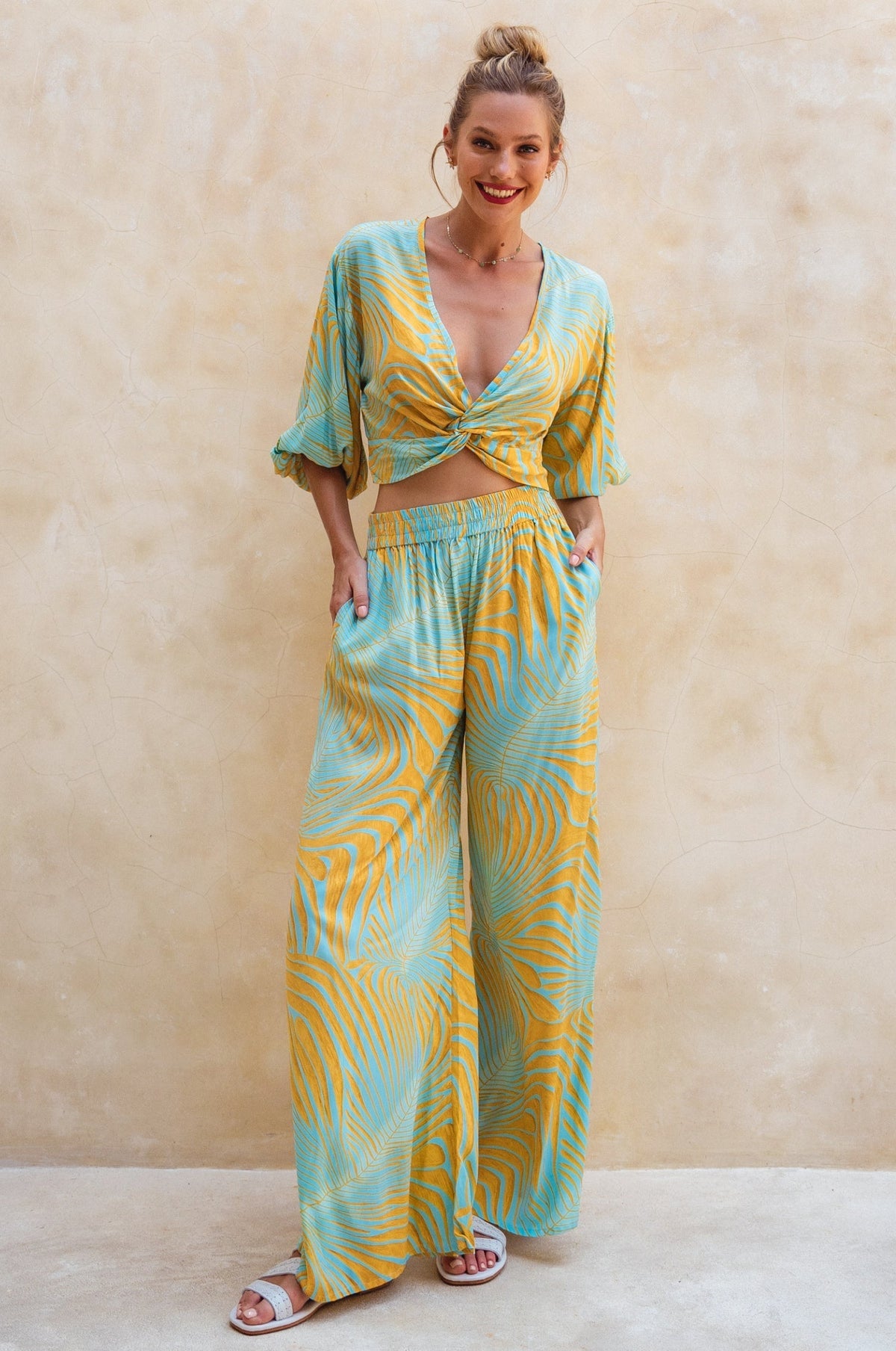 Fatima Wide Leg Pants (Sale)-6
