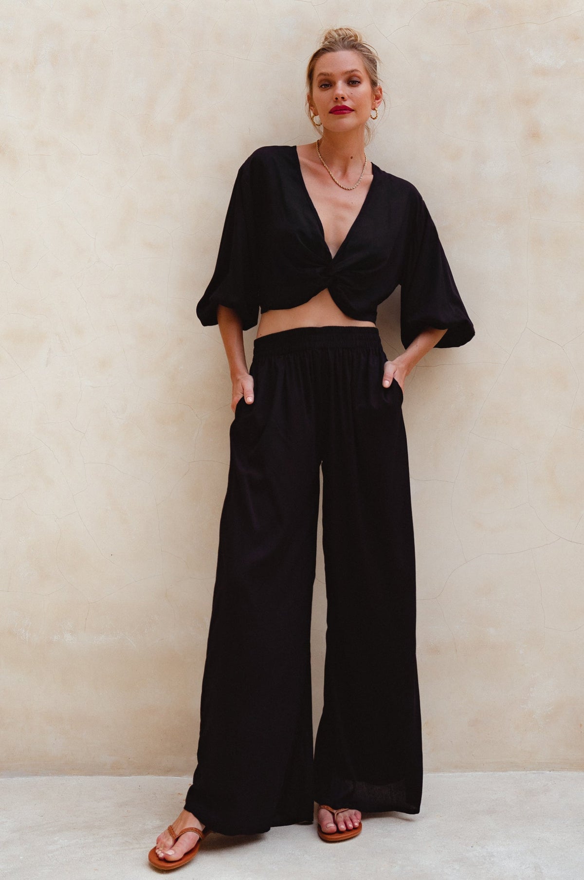 Fatima Cropped Summer Top (Sale)-3