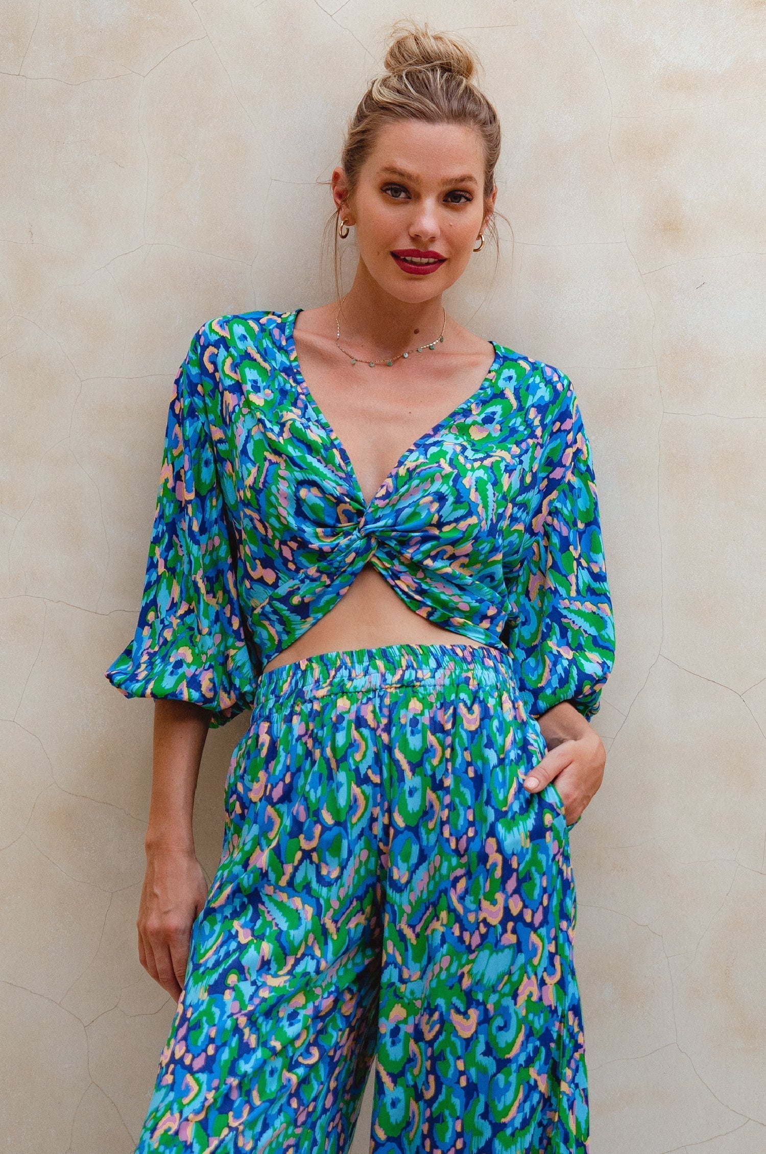 Fatima Cropped Summer Top (Sale)-2