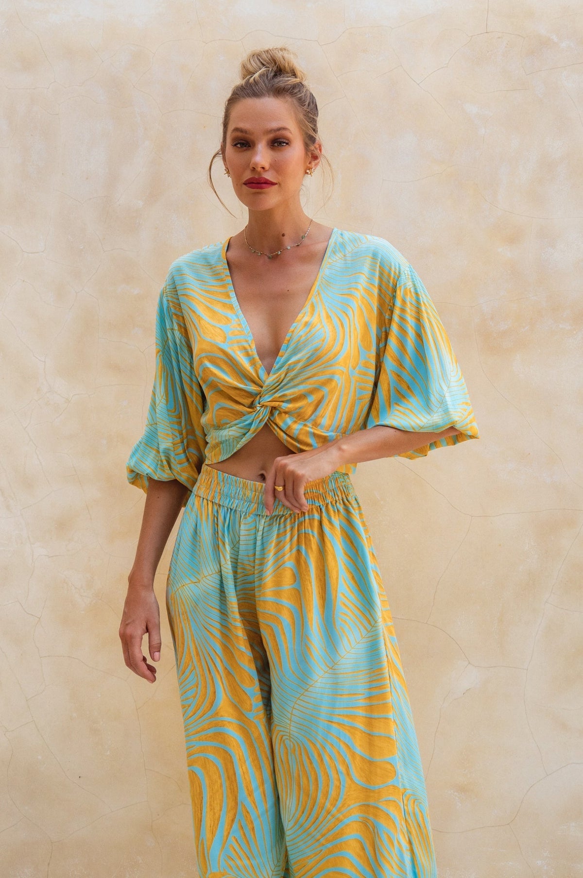 Fatima Cropped Summer Top (Sale)-1