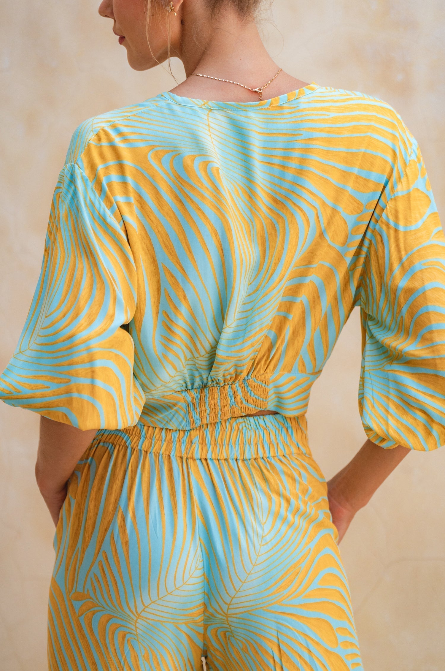 Fatima Cropped Summer Top (Sale)-4