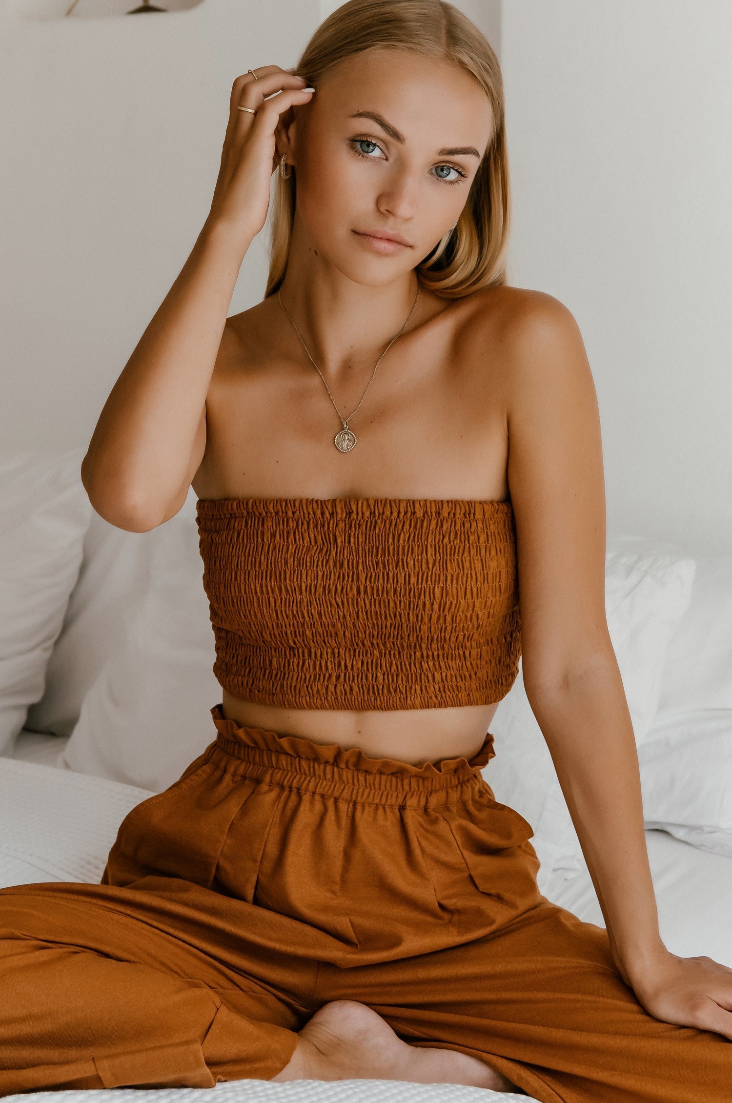 Fenzi Smocked Top-3